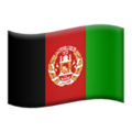 Afghanistan emoji apple