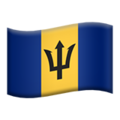 Barbados emoji apple