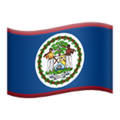 Belize emoji apple