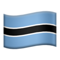 Botswana emoji apple
