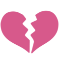 Broken Heart emoji google