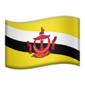 Brunei emoji apple