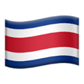Costa Rica emoji apple