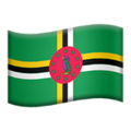 Dominica emoji apple
