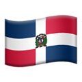 Dominican Republic emoji apple
