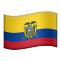 Ecuador emoji apple