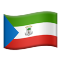 Equatorial Guinea emoji apple
