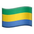 Gabon emoji apple