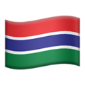 Gambia emoji apple