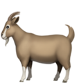 Goat emoji apple