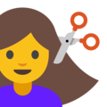 Haircut emoji google
