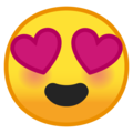 Heart-Eyes emoji google
