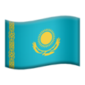 Kazakhstan emoji apple