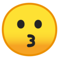 Kiss emoji google