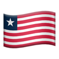 Liberia emoji apple