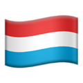 Luxembourg emoji apple