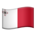 Malta emoji apple