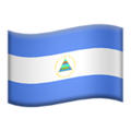 Nicaragua emoji apple