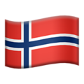 Norway emoji apple