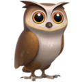 Owl emoji apple