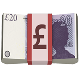 Pound Banknotes Emoji Apple
