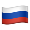 Russia emoji apple