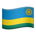 Rwanda emoji apple