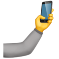Selfie emoji apple