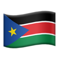 South Sudan emoji apple