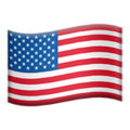 USA emoji apple