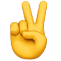 Victory emoji apple