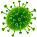 Virus emoji apple