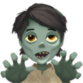 Zombie apple emoji
